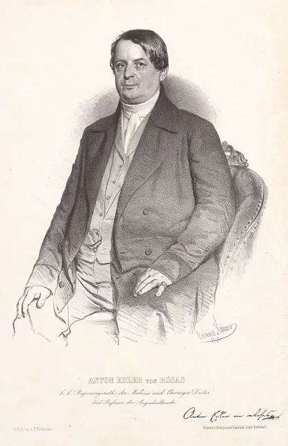 Anton von Rosas (1791–1855), Augenheilkunde