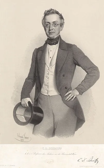 Carl Damian Schroff (1802–1887), Pharmakologie