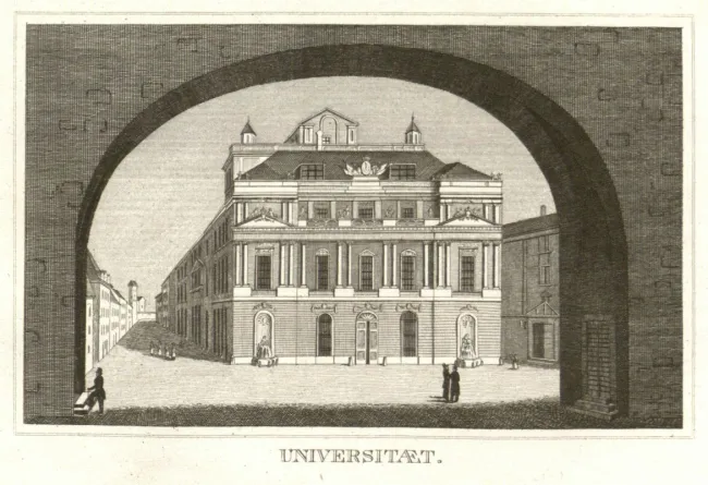 Aulagebäude der Alten Universität Wien 1837