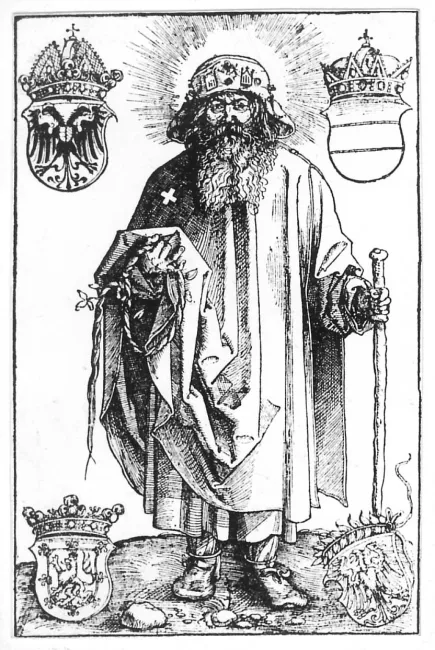 Der Heilige Koloman, Patron der Österreichischen akademischen Nation an der Universität Wien