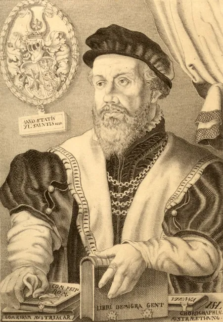 Wolfgang Ritter von Lazius (1514–1565), Medizin, Historiographie, Kartographie