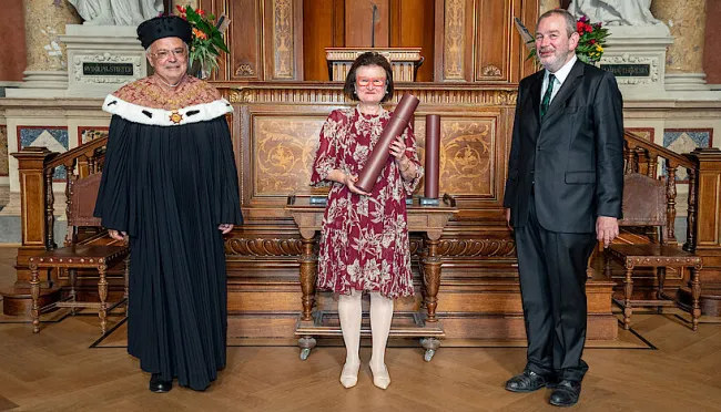 Brigitte Kopp, Ehrensenatorin der Universität Wien seit 20. März 2020, feierliche Verleihung am 21.Juni 2021