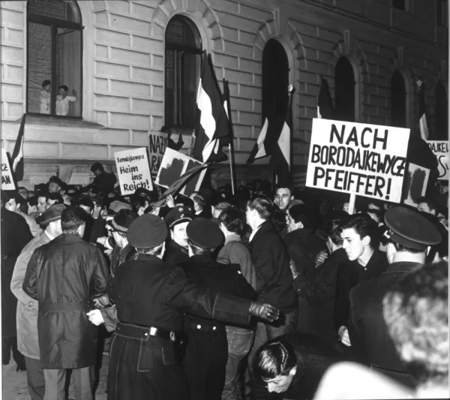 Borodajkewycz-Demonstrationen in Wien