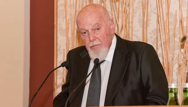 Isaac P. Witz bei der Verleihung des Ehrendoktorats der Universität Wien, 2018