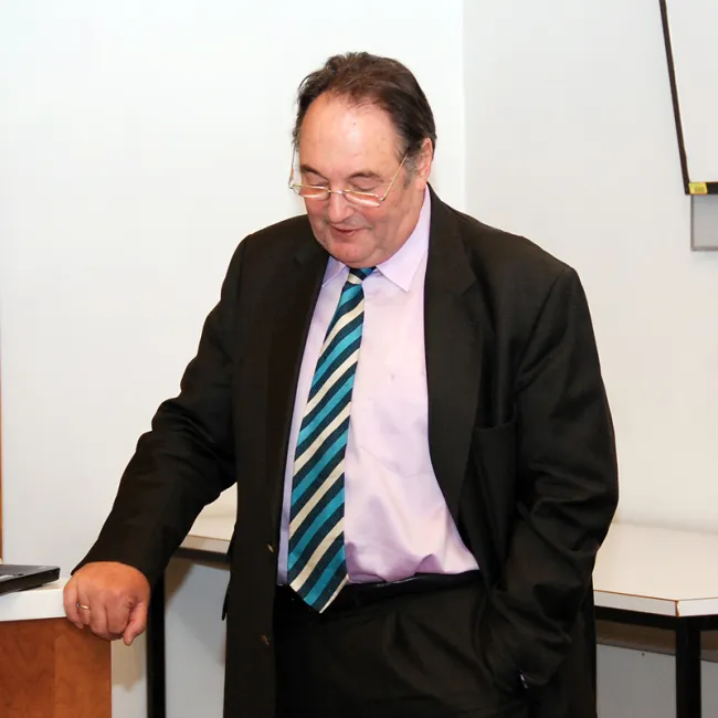 Peter Schuster bei der Feier zum 80. Geburtstag für Othmar Preining