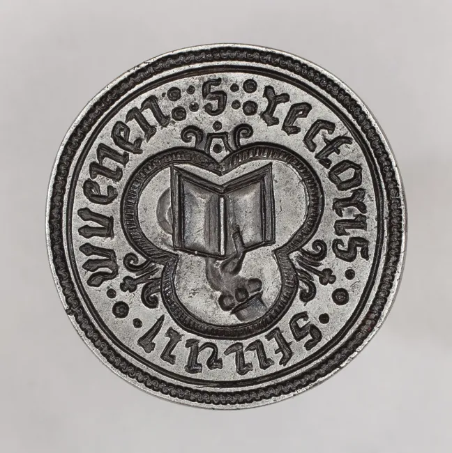Das Siegel des Rektors der Universität Wien (Rektorssignet), 16. Jh.