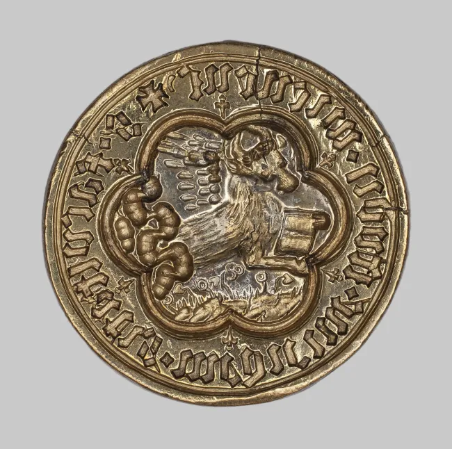Stempel des kleineren Siegels der Medizinischen Fakultät, 1408