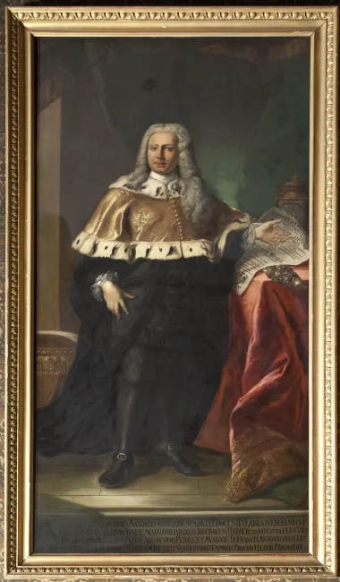 Franz Anton Spaun als Rektor 1739/40