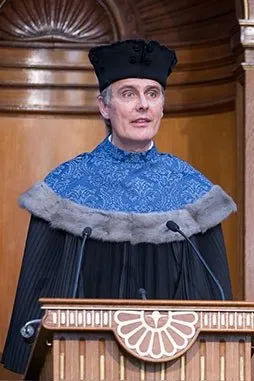 Laudator Peter Becker bei der Ehrendoktoratsverleihung an John Boyer, 2015