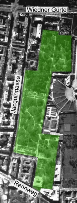 Botanischer Garten Luftansicht 2010
