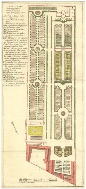 Botanischer Garten, 1770