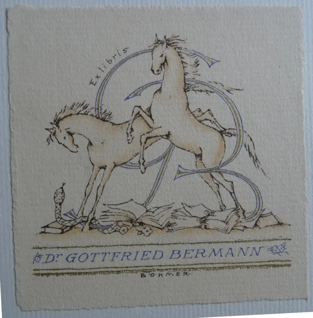 Exlibris Gottfried Bermann-Fischer
