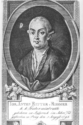Josef Anton Riegger (1742–1795), Rechtswissenschaften, Geschichte