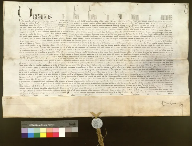 Päpstliche Erlaubnis für den Unterricht der Theologie an der Universität Wien, 1384
