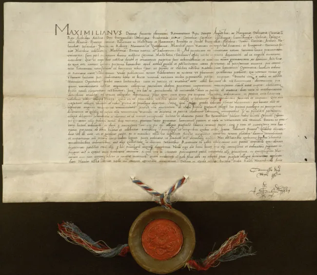 Begründung des Collegium Poetarum et Mathematicorum