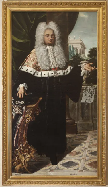 Barockes Rektorenporträt: Anton Josef von Öttl (Rektor 1707/08)