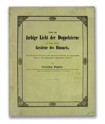 Christian Doppler, „Ueber das farbige Licht der Doppelsterne und einiger anderer Gestirne des Himmels“, 1842