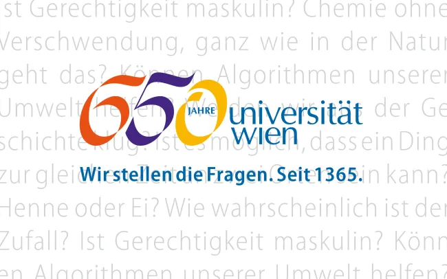650 Jahre Universität Wien, Cover des Programmhefts zum Jubiläum der Universität Wien 2015
