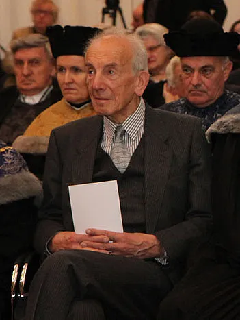 Peter Pulzer bei der Verleihung des Ehrendoktorats der Universität Wien