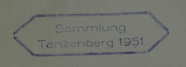 Stempel der „Sammlung Tanzenberg“