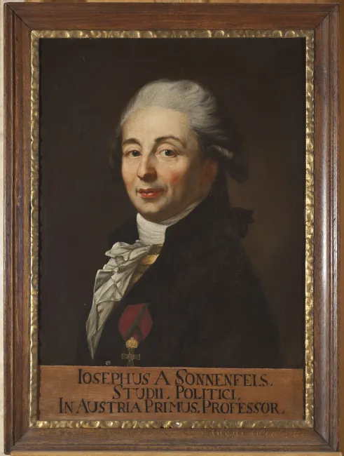 Josef von Sonnenfels (1733–1817), Rektor 1792/93, 1795/96