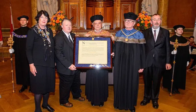 Verleihung des Titels Ehrensenator an Othmar Steinhauser, Großer Festsaal der Universität Wien