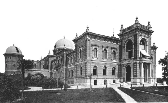 Sternwarte Vorderansicht, 1881, Architekten Fellner & Helmer