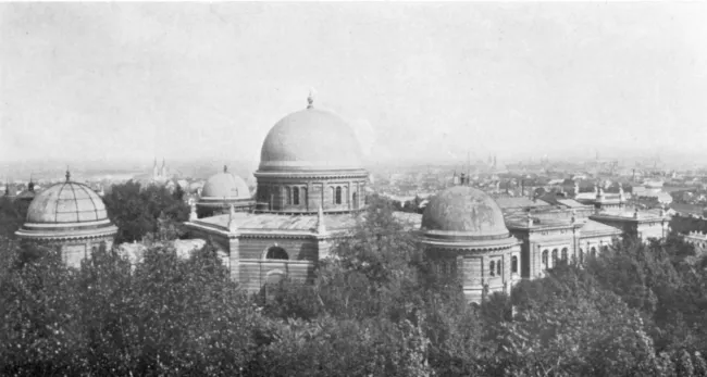 Sternwarte, Institut für Astronomie in Währing, 1881