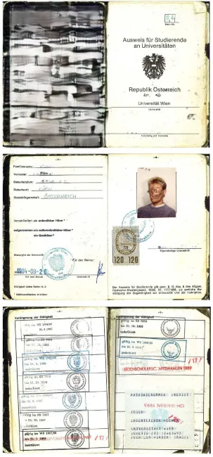 Studierendenausweis (1970er-1996)