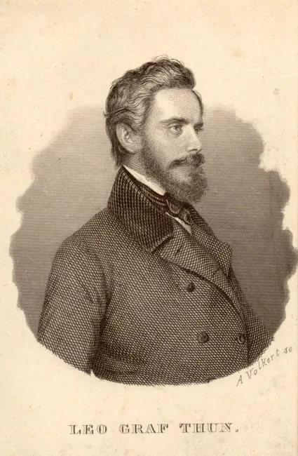 Leo Graf von Thun-Hohenstein (1811–1888), Unterrichtsminister, Universitätsreformer