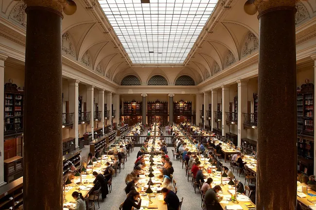 Großer Lesesaal der Universitätsbibliothek