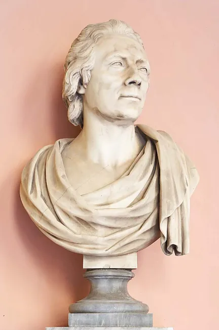Denkmal für Josef von Sonnenfels (1733–1817) im Arkadenhof der Universität Wien, gestaltet von Alois Düll, enthüllt 1891