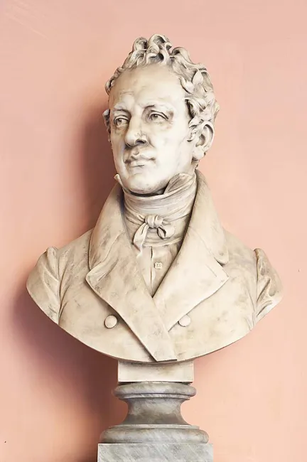Denkmal für Joseph Kudler (1786–1853) im Arkadenhof der Universität Wien, gestaltet von Wilhelm Seib, enthüllt 1891