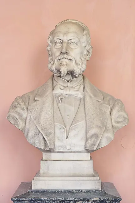 Denkmal für Franz Unger im Arkadenhof der Universität Wien, gestaltet von Jakob Gruber, enthüllt 1901