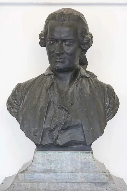 Denkmal für Jan Ingen-Housz (1730–1799) im Arkadenhof der Universität Wien, gestaltet von Franz Seifert, enthüllt 1905