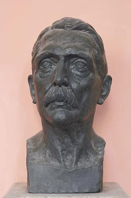 Denkmal für Hans von Arnim (1859–1931) im Arkadenhof der Universität Wien (Künstler*in unbekannt), enthüllt 1948