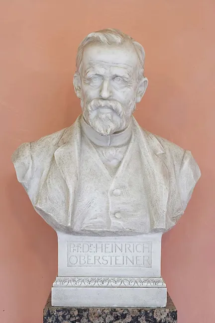 Denkmal für Heinrich Obersteiner (1847–1922) im Arkadenhof der Universität Wien, gestaltet von Richard Kauffungen