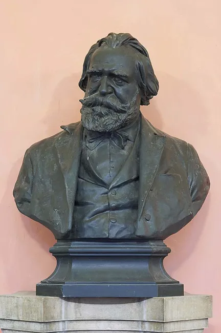 Denkmal für Theodor Meynert (1833–1892) im Arkadenhof der Universität Wien, gestaltet von Theodor Franz Khuen, enthüllt 1901