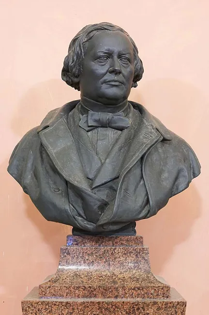 Denkmal für Joseph Skoda (1805–1881) im Arkadenhof der Universität Wien, gestaltet von Karl Kundmann, enthüllt 1898