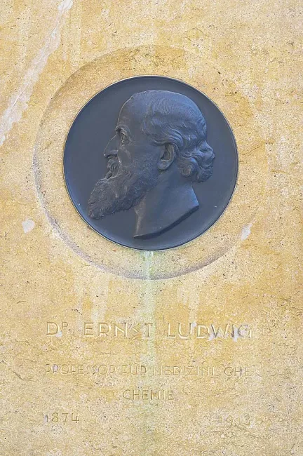 Denkmal für Ernst Ludwig im Arkadenhof der Universität Wien, gestaltet von Kaspar von Zumbusch, enthüllt 1932
