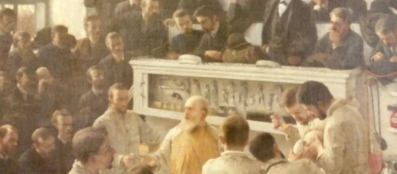 Theodor Billroth im Hörsaal