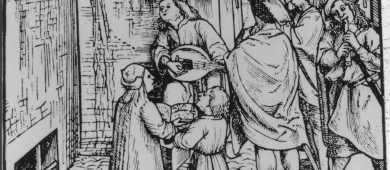 Musikalische Darbietung von Scholaren