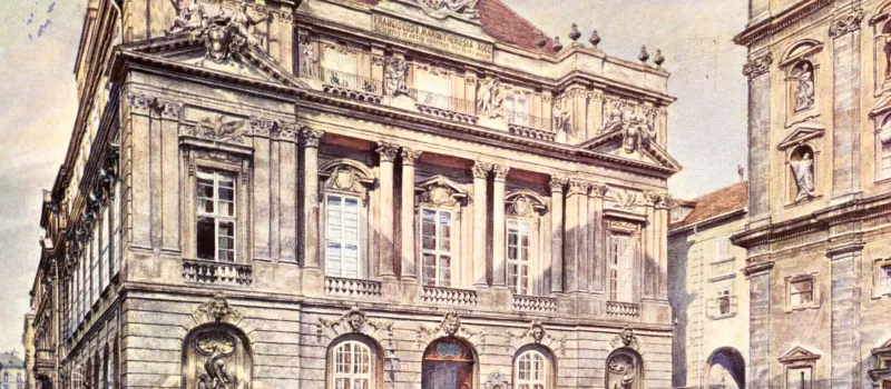 Die Neue Aula der Universität Wien (Österreichische Akademie der Wissenschaften) im Jahr 1903