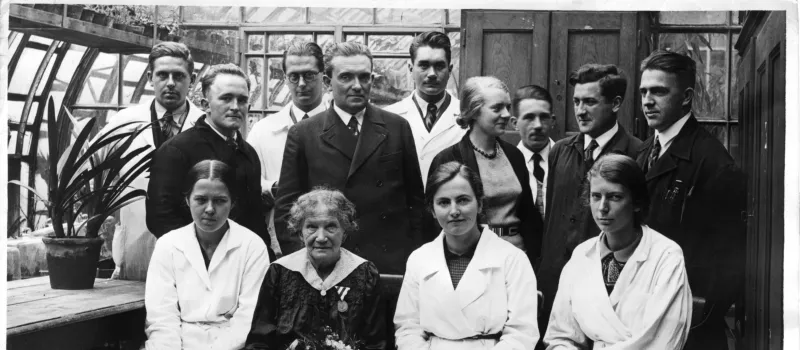 Dienstjubiläum einer Putzfrau an der Universität Wien