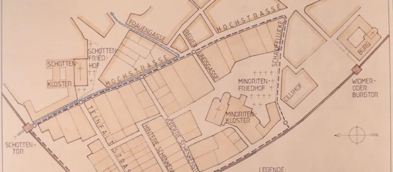 Originalplan die „Pfaffenstadt“