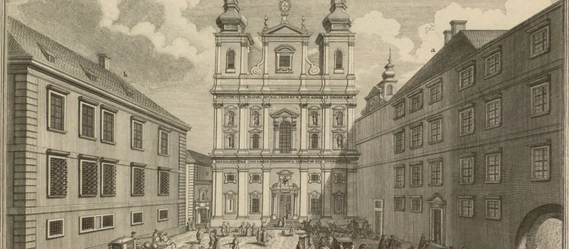 Jesuitenkirche und Akademisches Kolleg („Collegium Academicum Viennense Societatis Jesu“)
