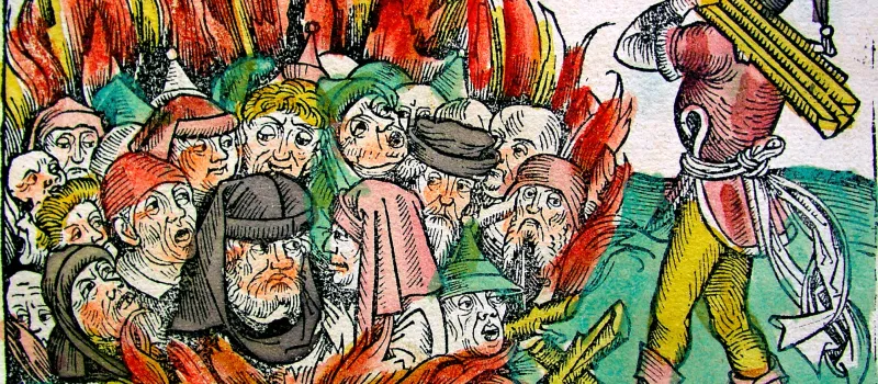 Verbrennung von Juden (in Deggendorf?)