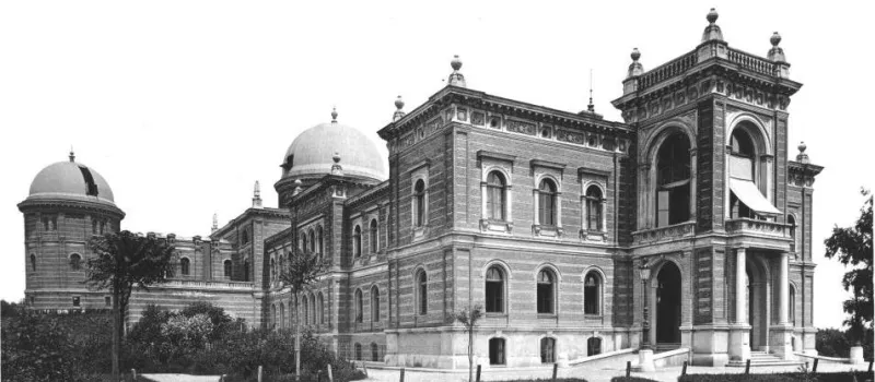Sternwarte Vorderansicht, 1881, Architekten Fellner & Helmer