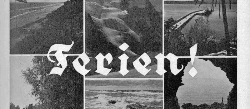 „Ferien!“, Titelblatt „Treibt Leibesübungen! Mitteilungsblatt des Amtes für Leibesübungen der Deutschen Studentenschaft der…