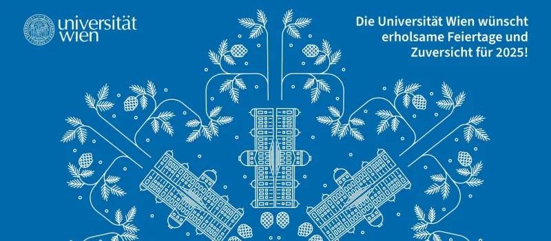 Weihnachtskarte der Universität Wien 2024
